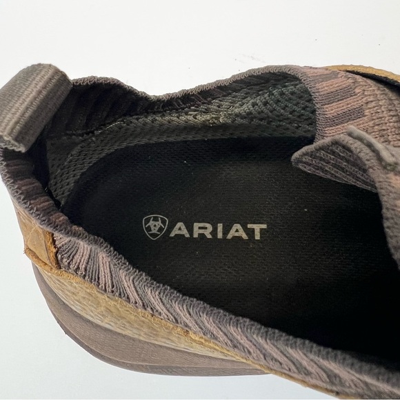 Ariat Men's Size 11D Brown Leather Casual Distressed Tan Dozer Shoe 10034019 - Picture 6 of 11